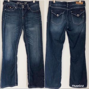 Seven7 Baby Boot Medium Wash Jeans, Size 31x31